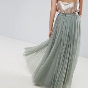Needle & Thread Tulle Maxi Skirt